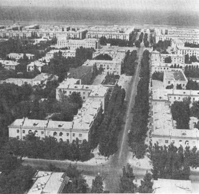 Сумгаит. Панорама застройки центрального района