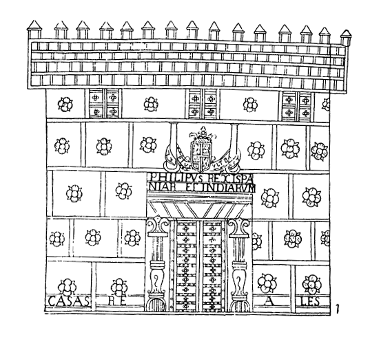 Архитектура Латинской Америки: Мехико, дворец вице-короля на главной площади, начало XVI в.