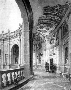 Архитектура эпохи Возрождения в Италии: Капрарола. Замок Фарнезе. Галерея внутреннего двора, второй ярус