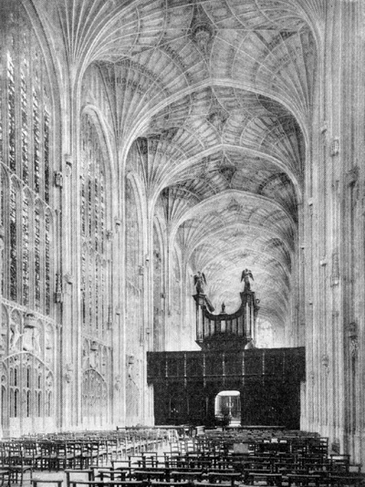 Архитектура Великобритании эпохи Возрождения: Кембридж. Капелла Кингс-колледжа. Интерьер